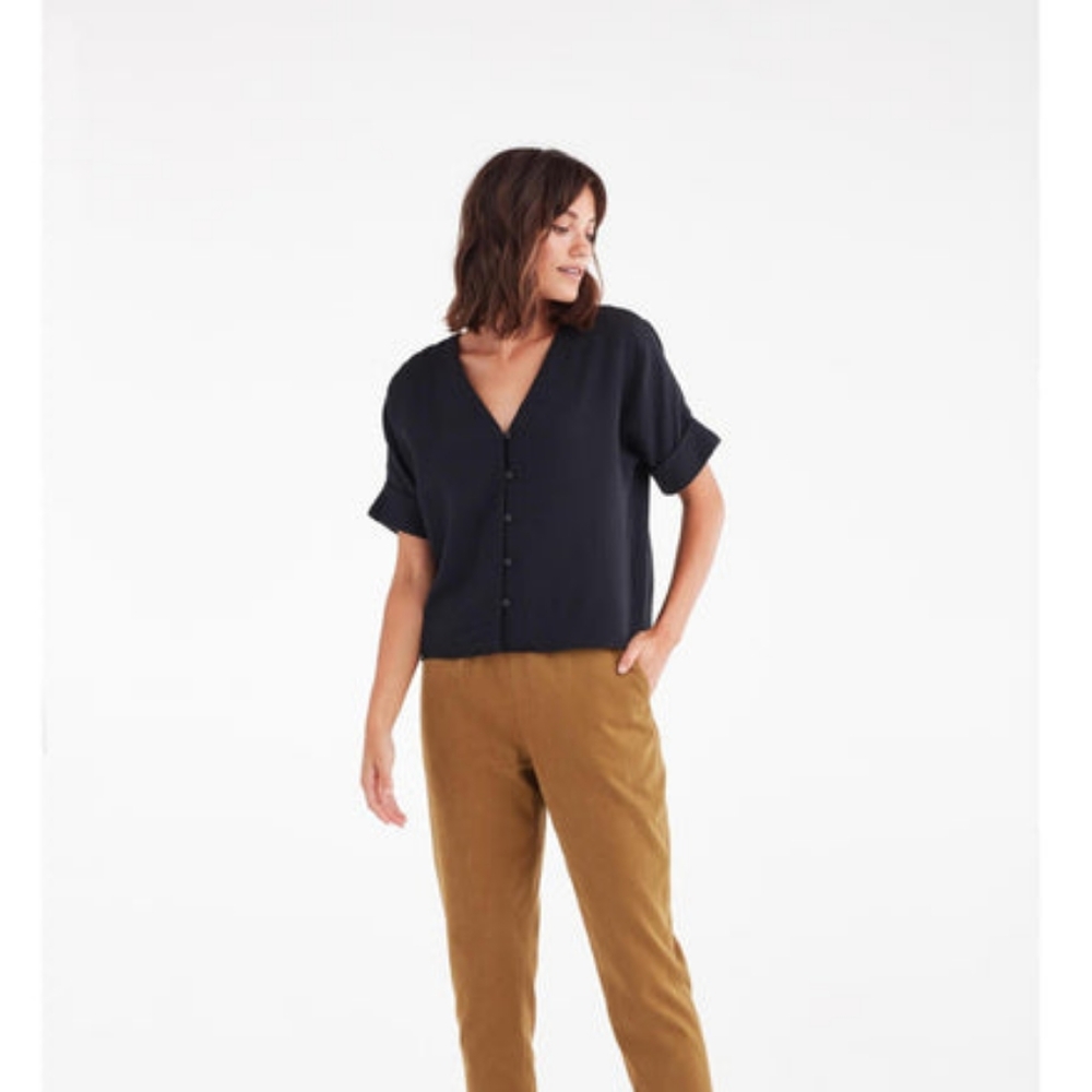 The Gauze Button Up Top by VETTA
